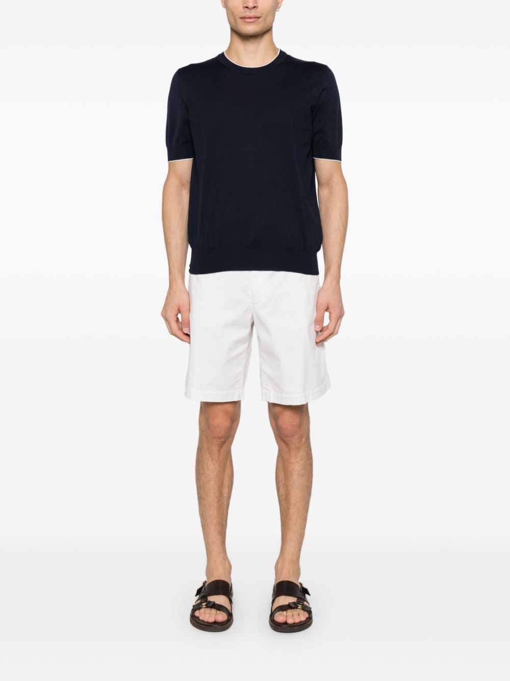 Brunello Cucinelli T-shirts and Polos Blue