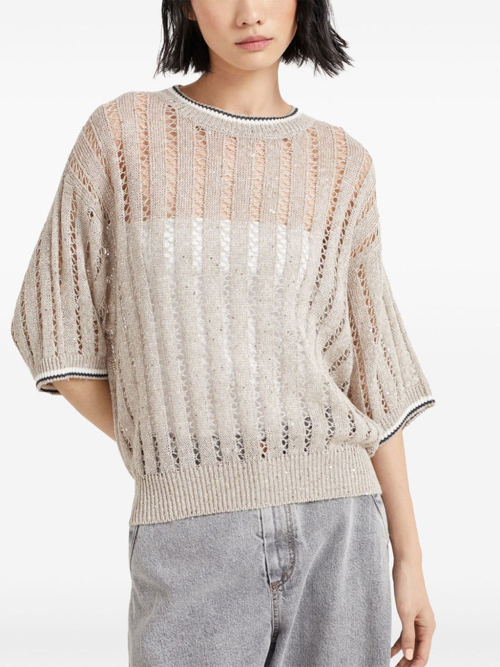 Brunello Cucinelli Sweaters Beige