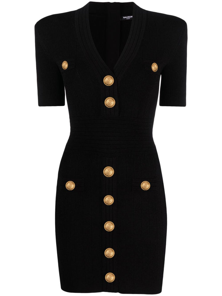 Balmain Dresses Black