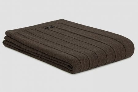 Bemboka Cotton Throws 130x210 Chocolate Bemboka Flat Rib Pure Cotton Throws - Pre-Shrunk Brand