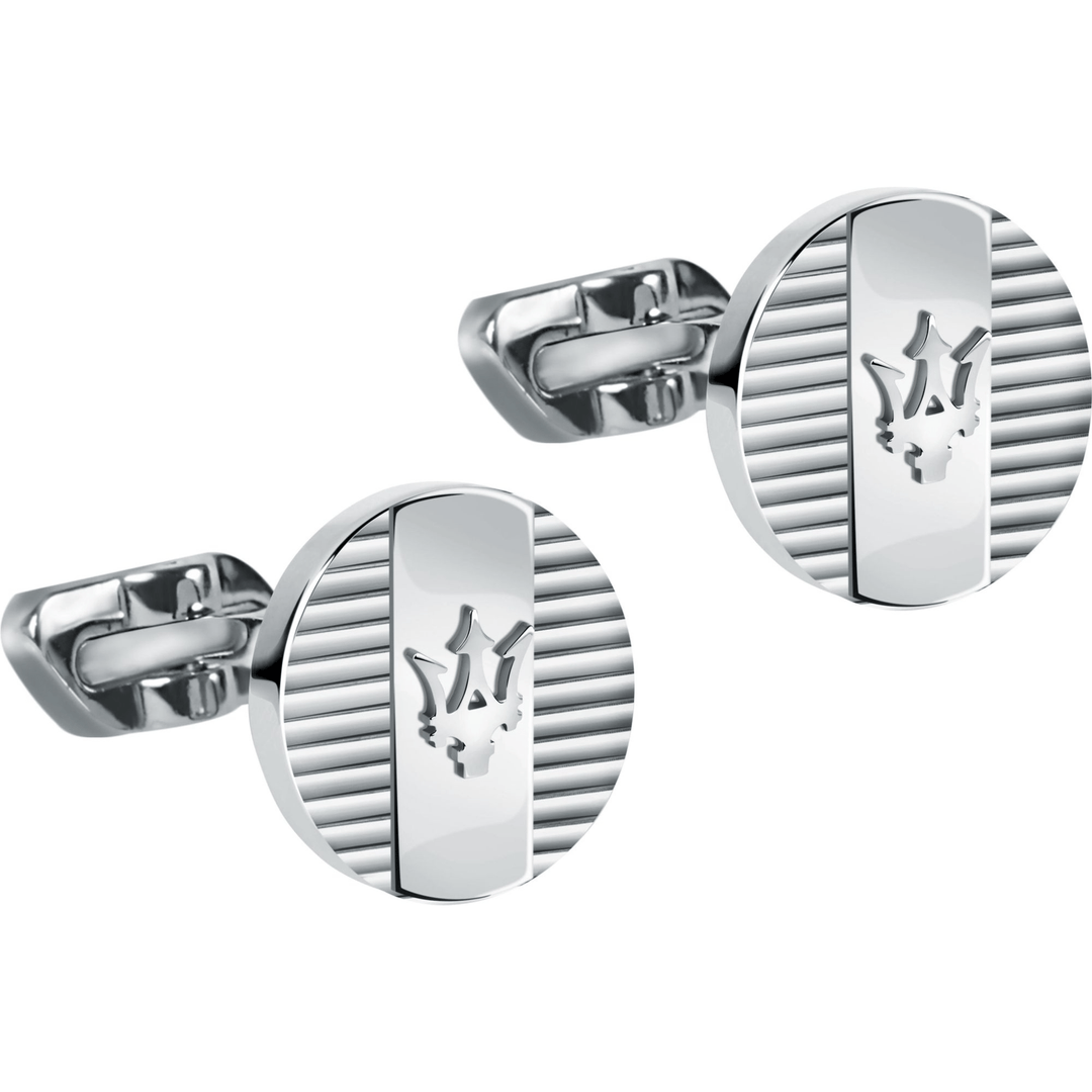 Maserati Cufflinks Maserati Leggenda Silver Cufflinks Brand