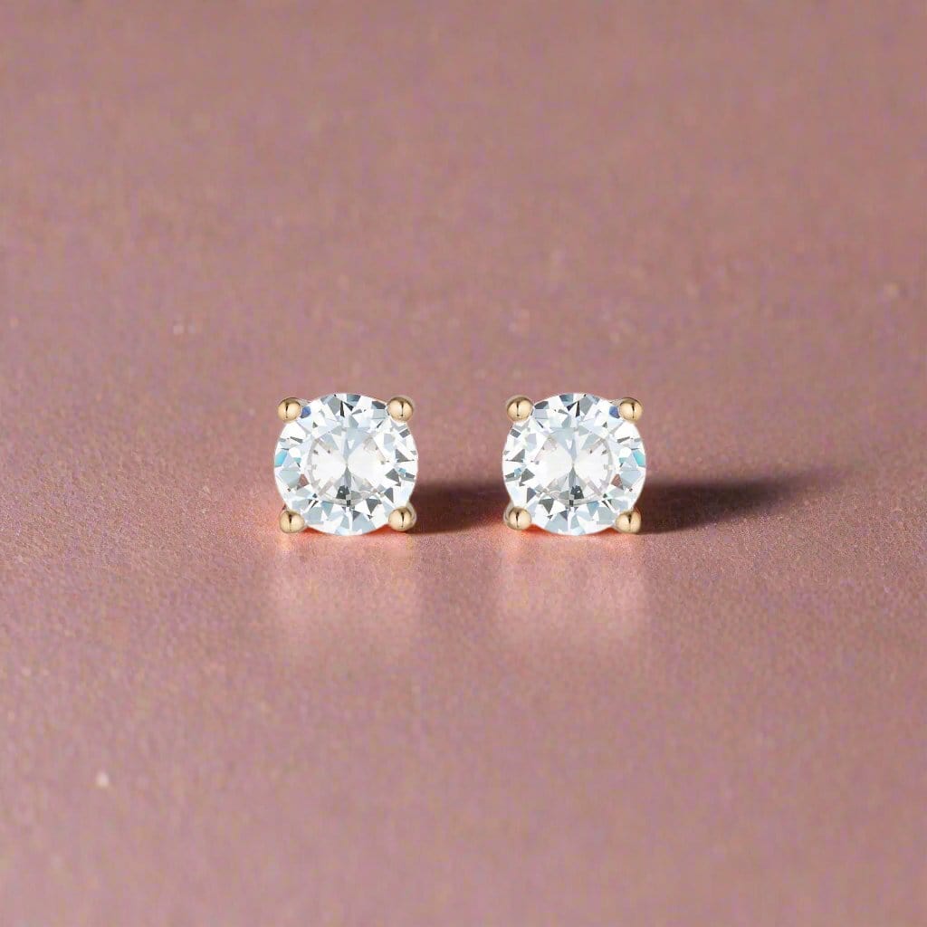 Georgini Earrings Georgini Gold Moissanite Studs 1tcw In 9ct Rose Gold Georgini Gold Moissanite Studs 1tcw In 9ct Rose Gold Brand