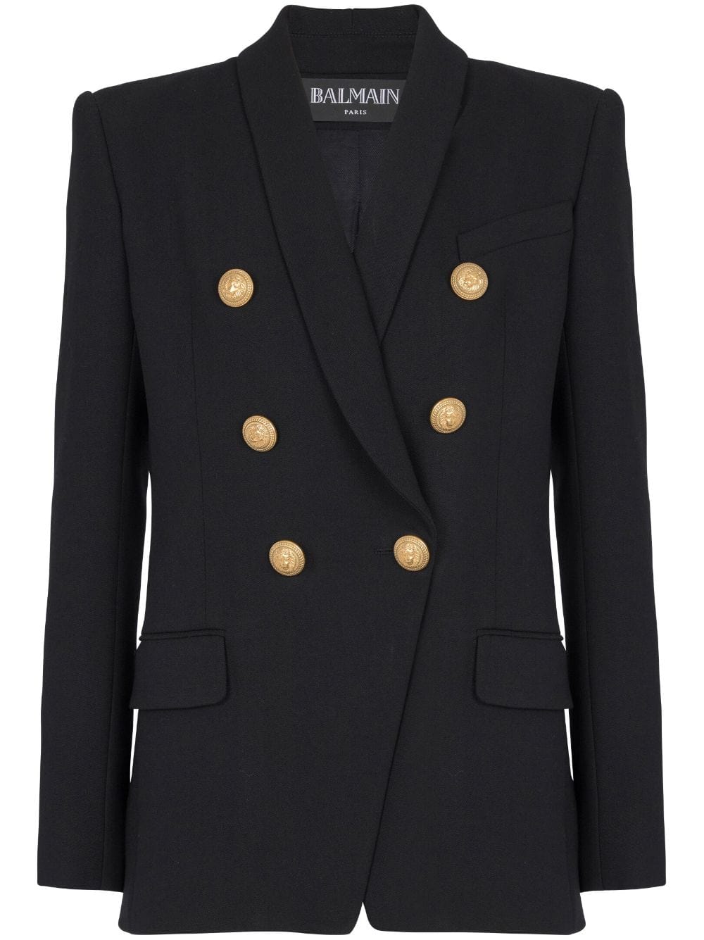 Balmain Jackets 34 Balmain Double-Breasted Blazer Balmain Black Wool Blazer Brand