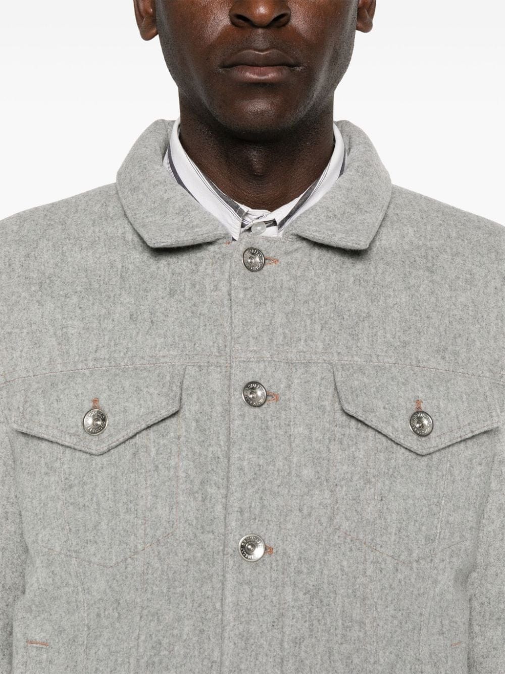 Brunello Cucinelli Jackets Brunello Cucinelli Coats Light Grey Brunello Cucinelli Coats Light Grey Brand