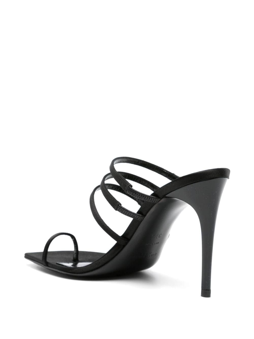 Saint Laurent Sandals Saint Laurent Sandals Black Saint Laurent Elegant Black Sandals at Italian Luxury Group Brand