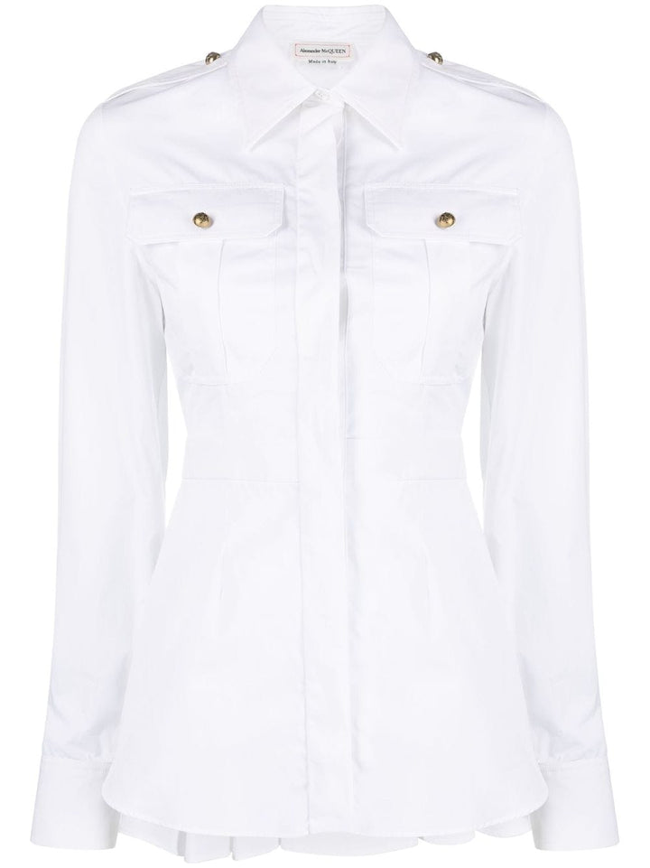 Alexander Mcqueen Shirts Alexander McQueen Shirts White Alexander McQueen Shirts White Brand