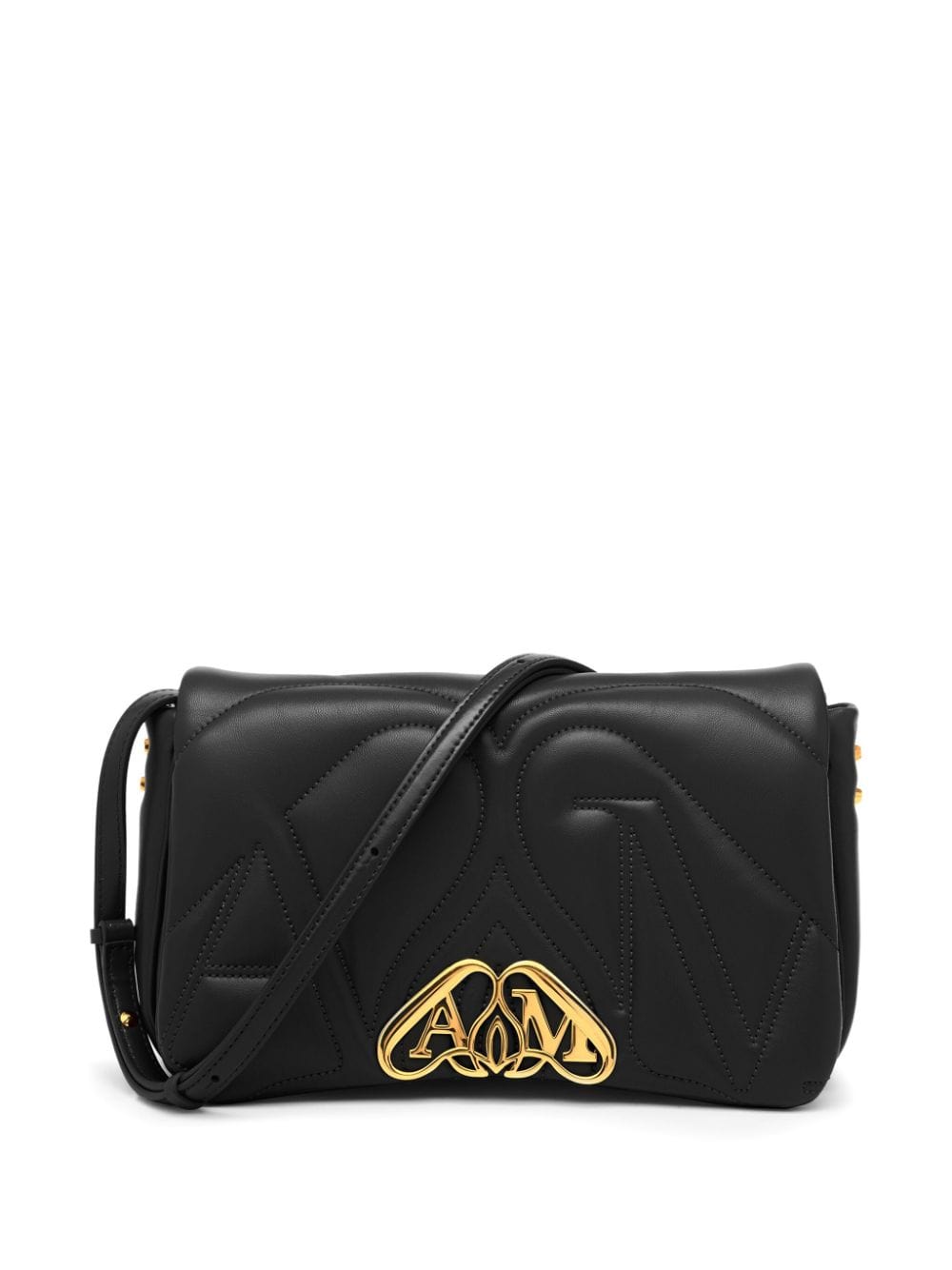 Alexander Mcqueen Shoulder UNI Alexander McQueen Seal Bags Black Alexander McQueen Seal Bags Black Brand