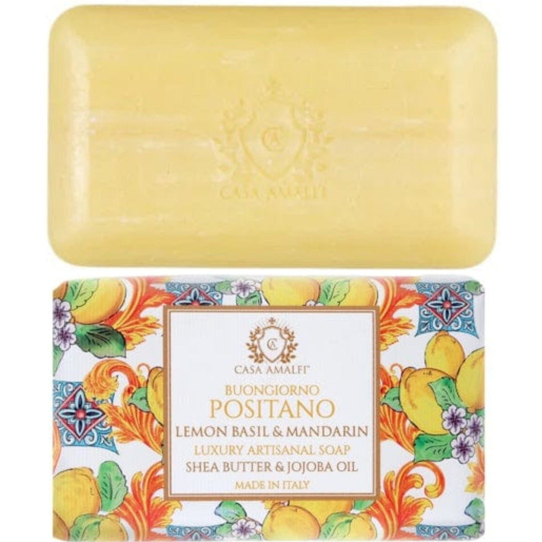 Casa Amalfi Single Body Soap Casa Amalfi Buongiorno Positano Body Soap - Lemon Basil & Mandarin 150g Buongiorno Positano Body Soap  Brand