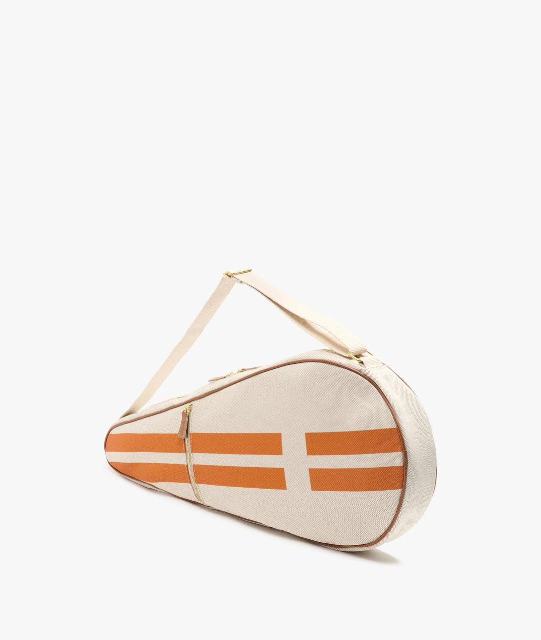 MyStyleBags Tennis Racket Holder My Style Bags The Go-To Glamour Tennis Racket Holder Natural With Orange Stripes Stand Out on the Court With Tennis Racket Holder Orange My Style Bags  Brand