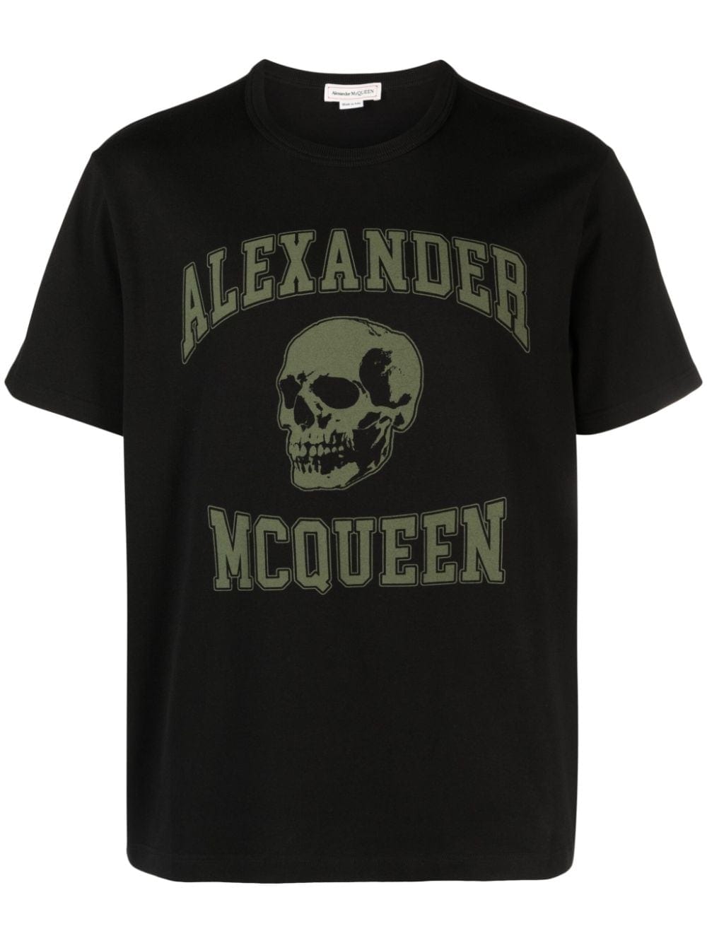 Alexander Mcqueen Topwear S Alexander McQueen T-shirts and Polos Black Alexander McQueen T-shirts and Polos Black Brand