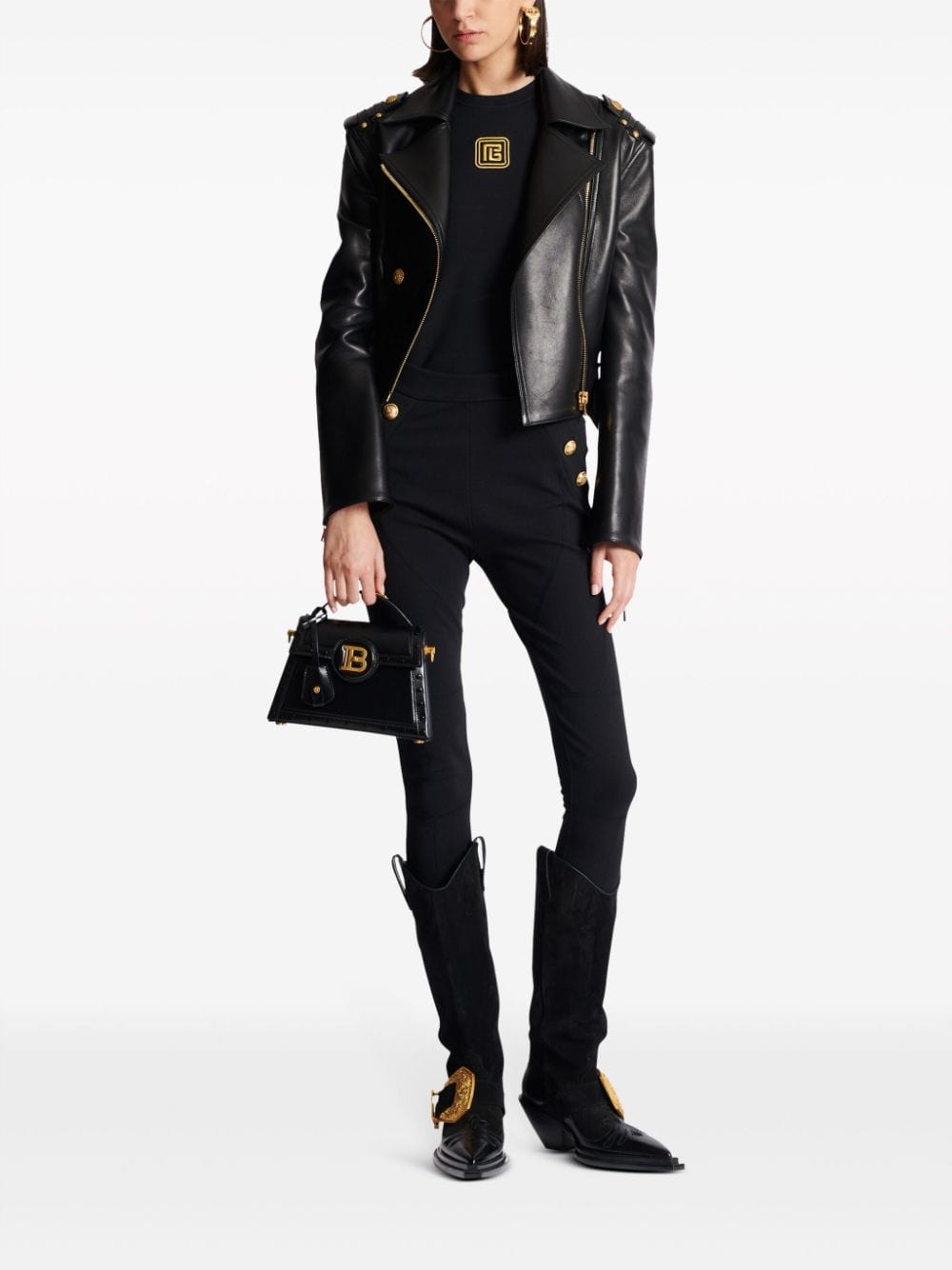 Balmain Topwear L Balmain Top Black Balmain Top Black Brand