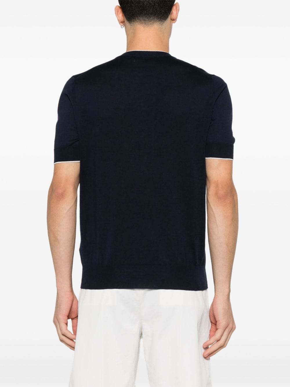 Brunello Cucinelli Topwear Brunello Cucinelli T-shirts and Polos Blue Brunello Cucinelli T-shirts and Polos Blue Brand