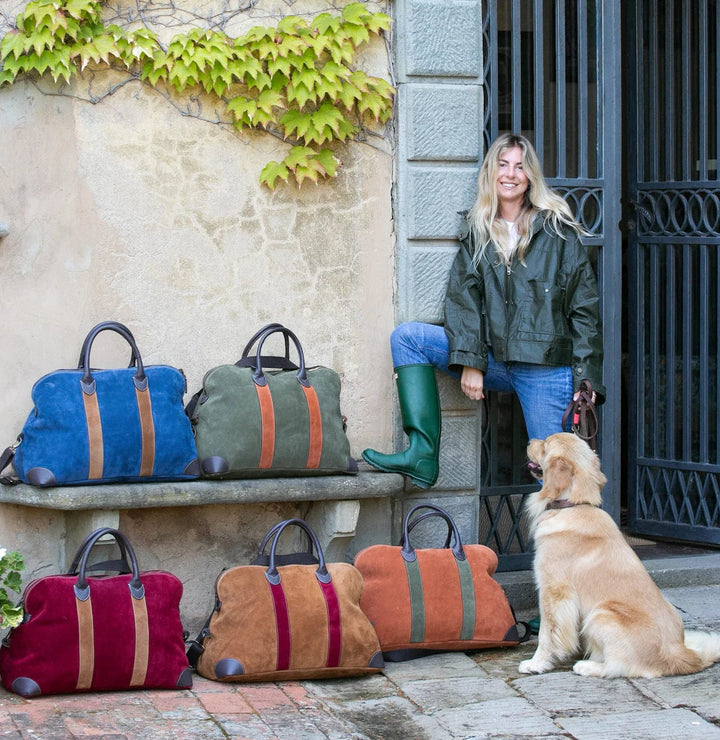 My Style Bags Travel Bags My Style Bags London Twin Deluxe Duffel Travel Bag in Blue Unisex My Style Bags London Twin Deluxe Duffel Travel Bag in Blue Unisex Brand