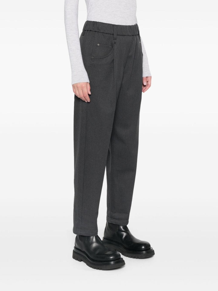 Brunello Cucinelli Trousers Brunello Cucinelli Trousers Grey Brunello Cucinelli Trousers Grey Brand