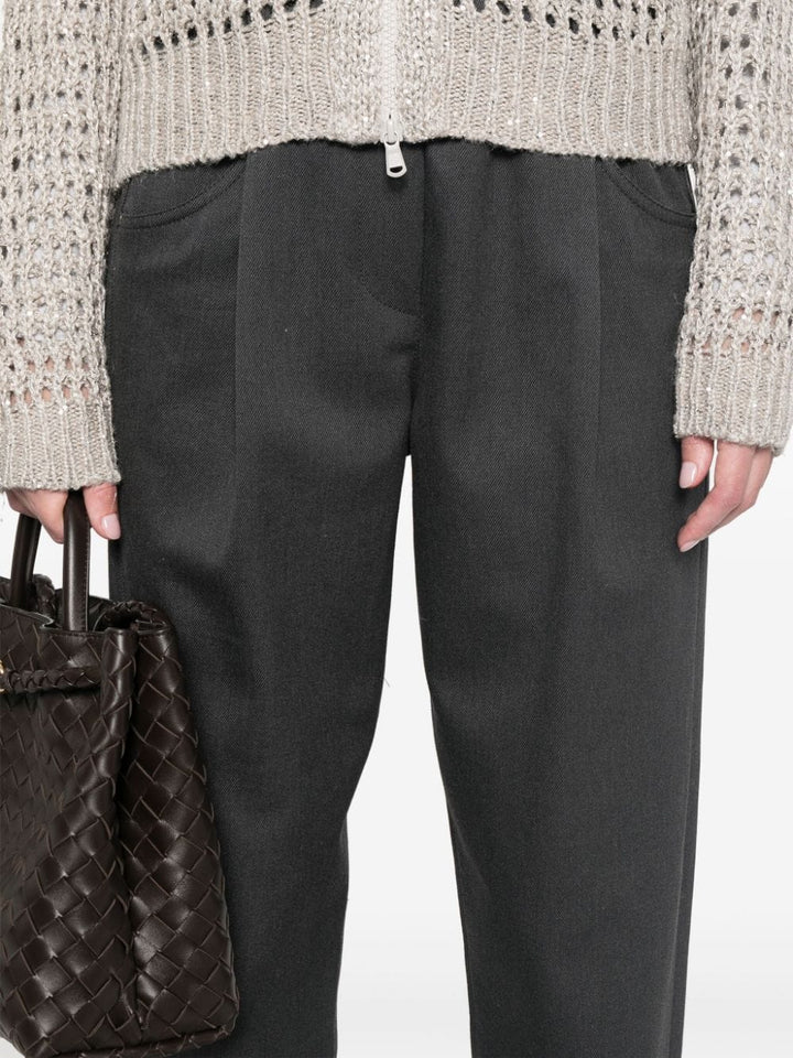 Brunello Cucinelli Trousers Brunello Cucinelli Trousers Grey Brunello Cucinelli Trousers Grey Brand