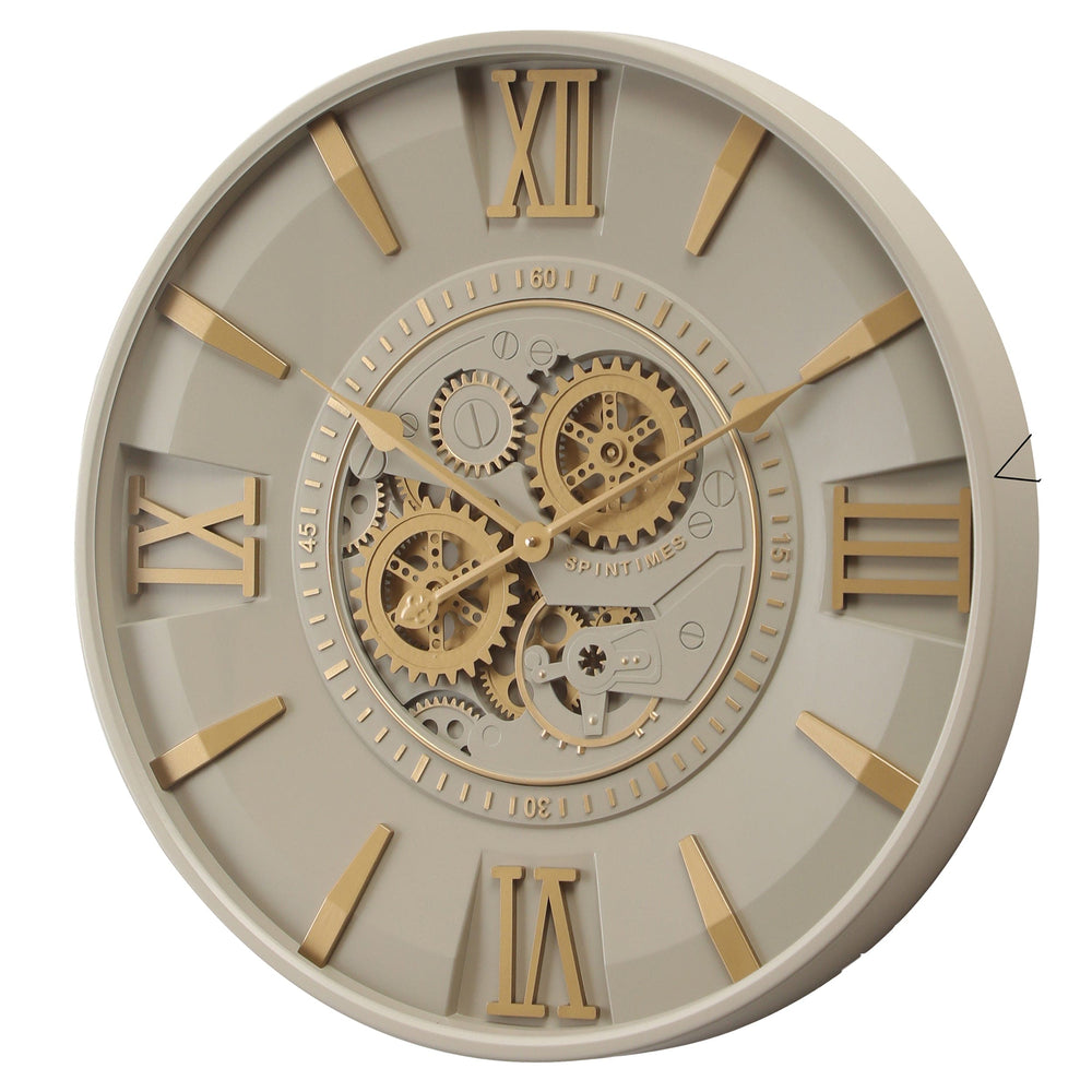 Chilli Wall Clock Savanah Round Moving Cogs Wall Clock Brand